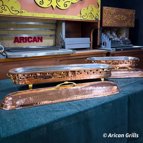 Heated copper serving plate · Copper cladding — AG-441 — Product view 3