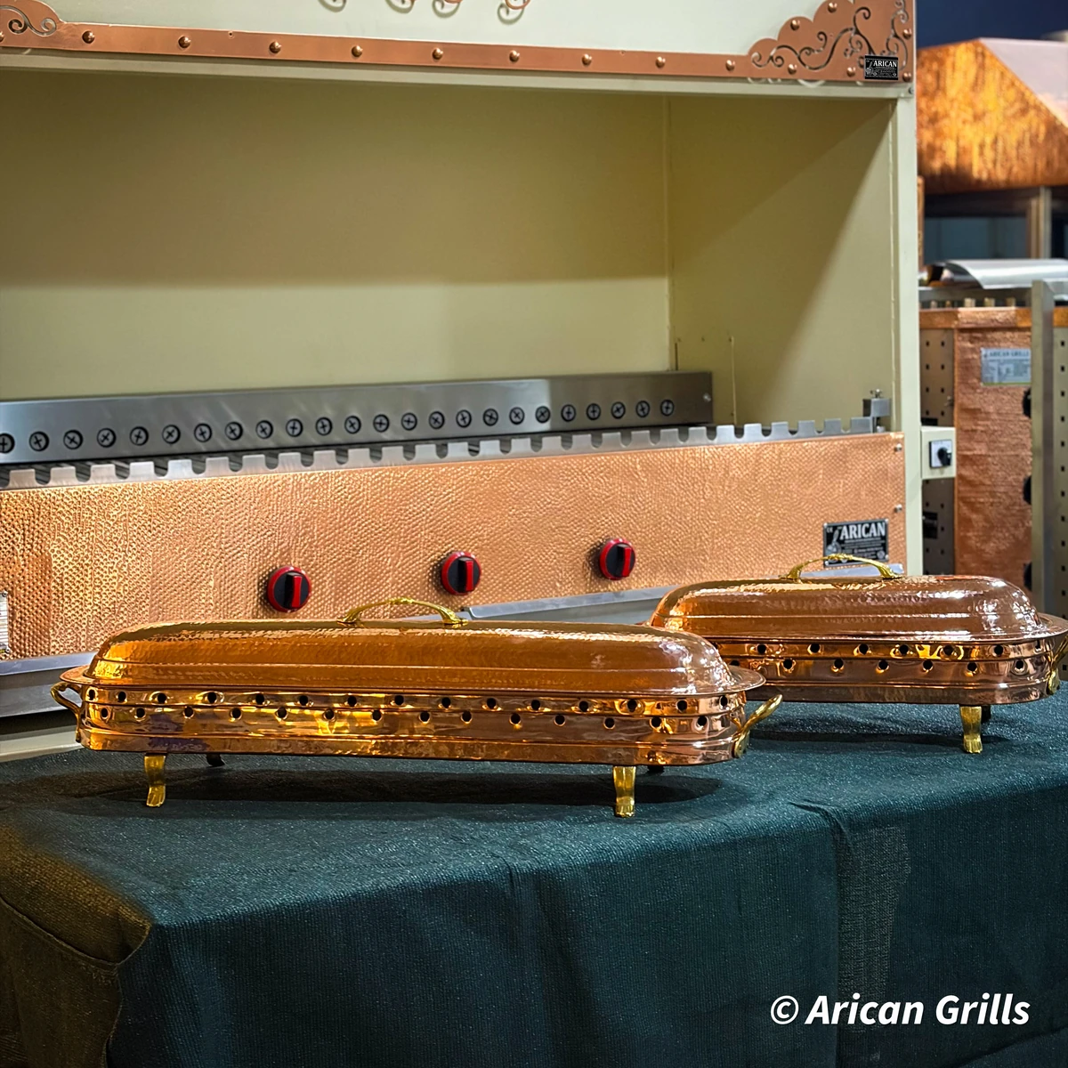 Heated copper serving plate · Copper cladding — AG-441 — Product view 1