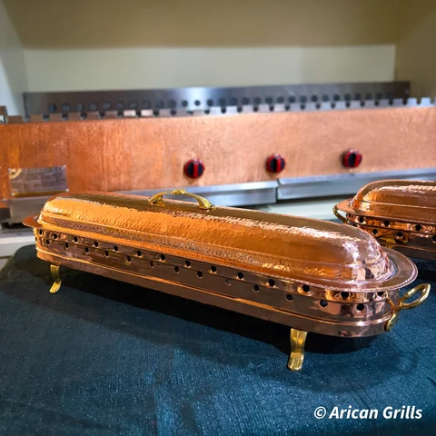 Heated copper serving plate · Copper cladding — AG-441 — Product view 4
