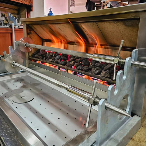Machines à cağ kebab au gaz · Modèle transportable · 125 cm — AG-414 · 6