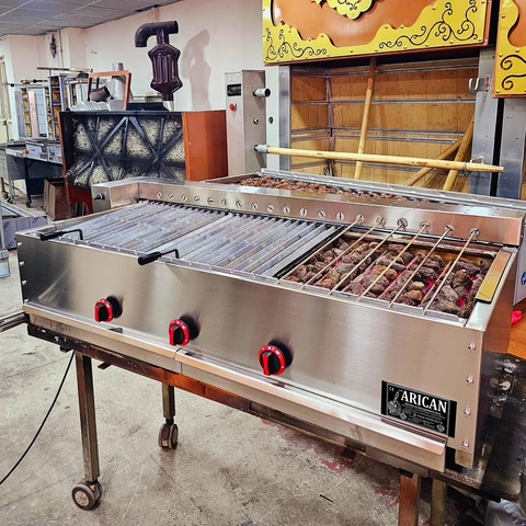 شواية بأسياخ دوارة · دوران بمحرك — AG-468 — منظر المنتج 1