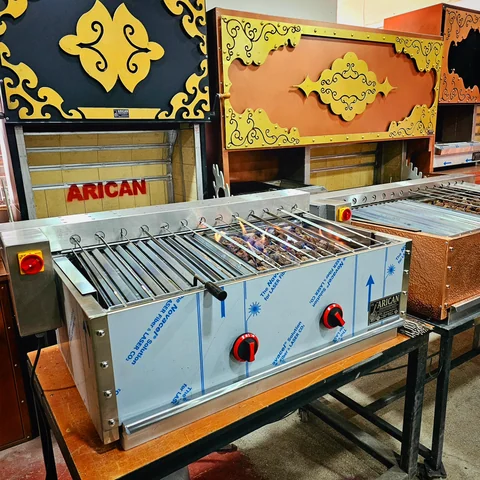 شواية بأسياخ دوارة · 125 cm, دوران بمحرك — AG-451 — منظر المنتج 4
