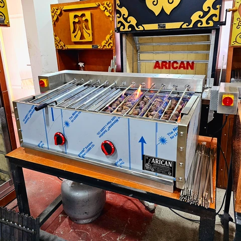 شواية بأسياخ دوارة · 125 cm, دوران بمحرك — AG-451 — منظر المنتج 1