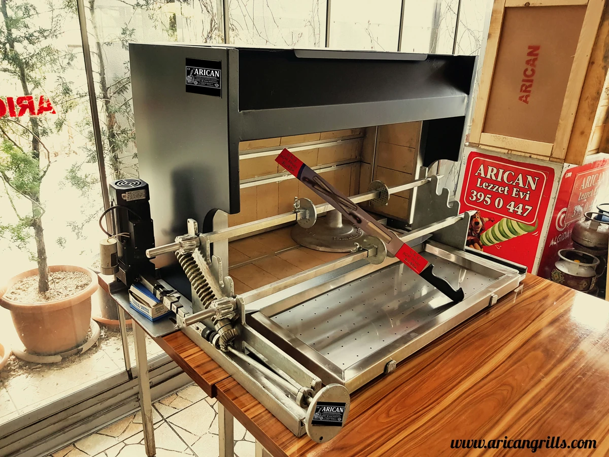 Máquinas de cağ kebab portátiles · Metal negro · Ejemplos de diseños a medida — AG-357 · 1