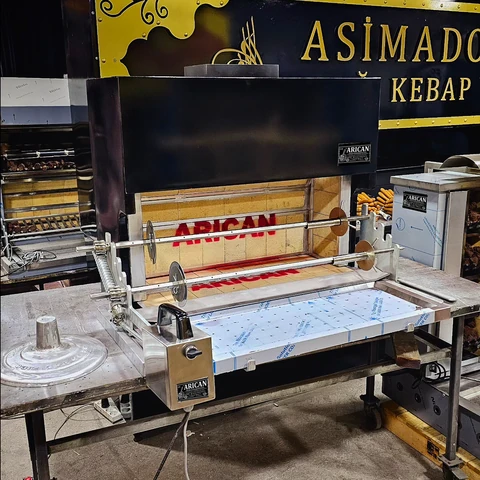 أفران كباب جاغ المحمولة · معدن أسود · 125 cm