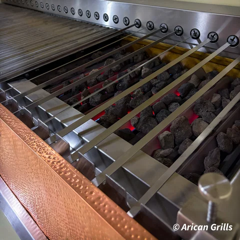 Grill mit Drehspießen · Motorischer Antrieb — AG-458 · 5