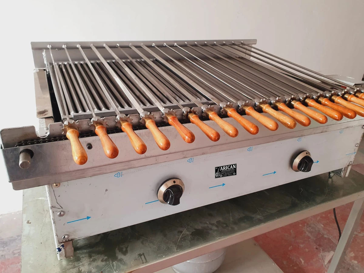 شواية بأسياخ دوارة · دوران بمحرك — AG-216 — منظر المنتج 1