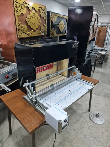 Portable cağ kebab machines · Black metal · 110 cm — AG-223 · 6