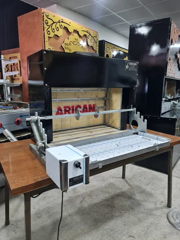 Portable cağ kebab machines · Black metal · 110 cm — AG-223 · 7