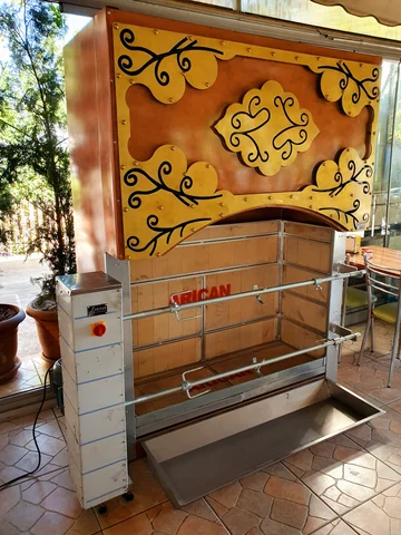 Lammgrill · Motorischer Antrieb, Zwei Spieße — AG-260 — Produktansicht 3
