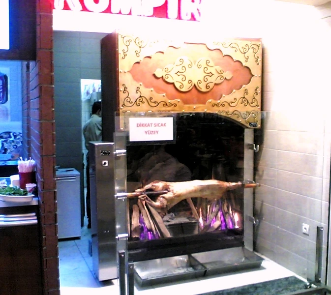 Lamb rotisserie machine · Three spits — AG-398 — Product view 1
