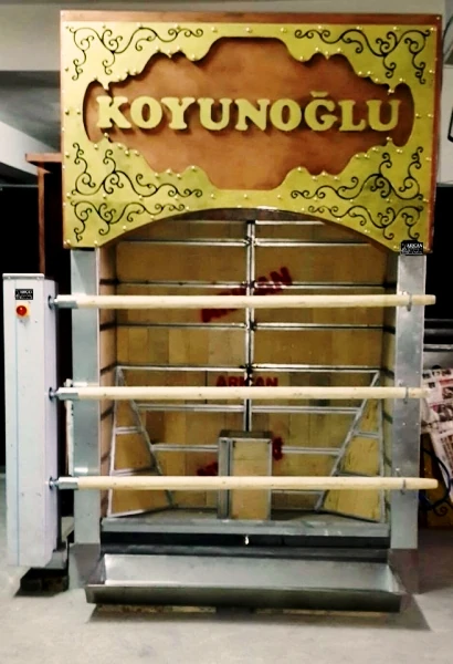 Lamb rotisserie machine · Three spits — AG-090 — Product view 1