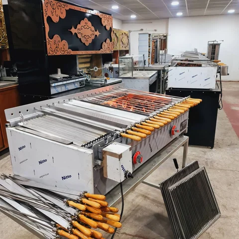 شواية بأسياخ دوارة · دوران بمحرك — AG-149 — منظر المنتج 2