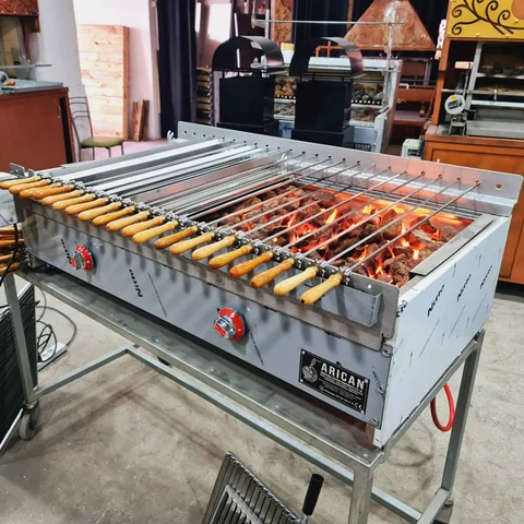 شواية بأسياخ دوارة · دوران بمحرك — AG-149 — منظر المنتج 4