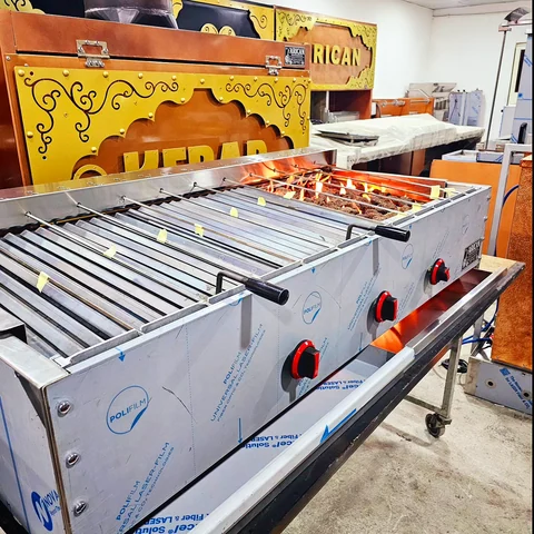 شواية بأسياخ دوارة · دوران بمحرك — AG-428 — منظر المنتج 2