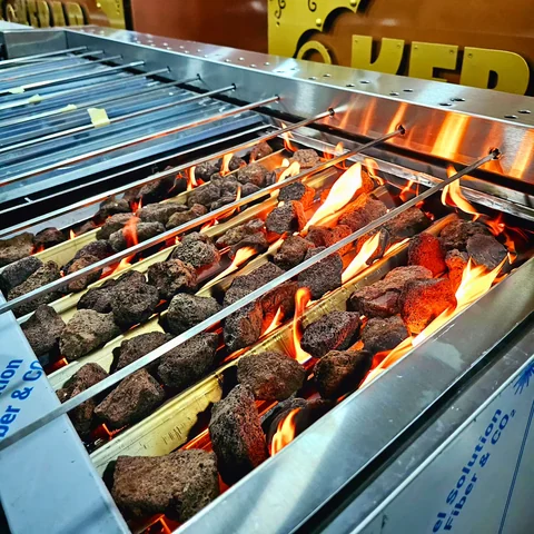 شواية بأسياخ دوارة · دوران بمحرك — AG-428 — منظر المنتج 3