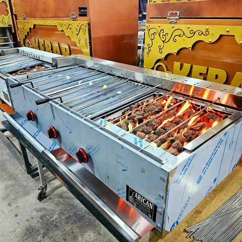 شواية بأسياخ دوارة · دوران بمحرك — AG-428 — منظر المنتج 1