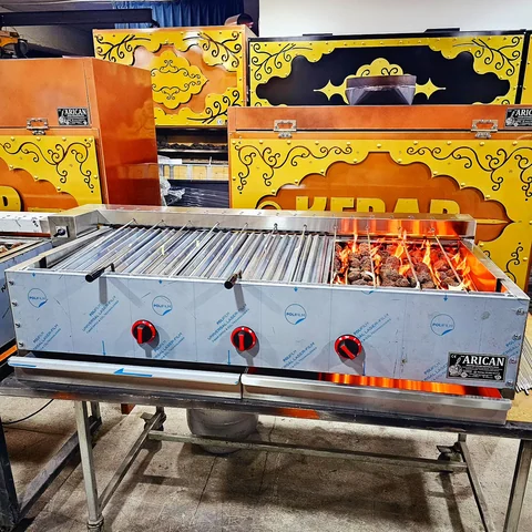 شواية بأسياخ دوارة · دوران بمحرك — AG-428 — منظر المنتج 4