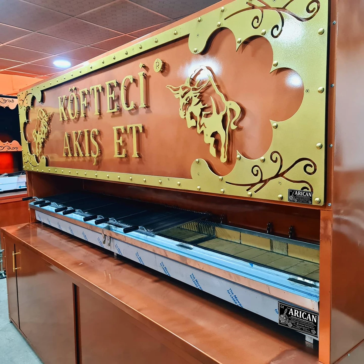 شواية فحم مبطنة بالطوب الحراري · 300 cm — AG-326 — منظر المنتج 1