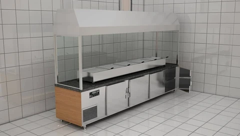Parrilla de kebab al carbón — AG-189 — Vista del producto 1