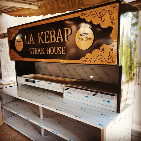 Parrilla de kebab al carbón · 250 cm — AG-361 — Vista del producto 1