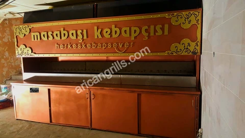 شواية كباب بالفحم · 400 cm — AG-156 — منظر المنتج 1