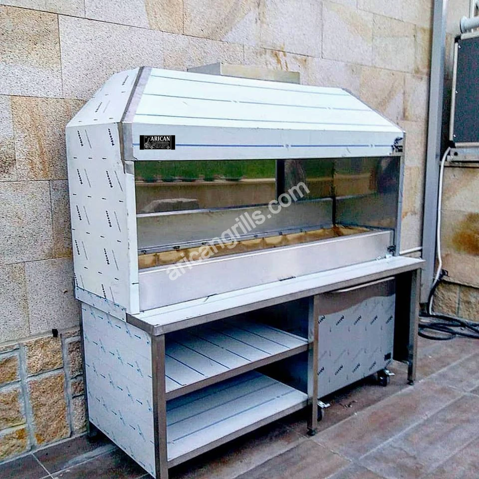 شواية كباب بالفحم · 250 cm, فولاذ مقاوم للصدأ — AG-399 — منظر المنتج 1