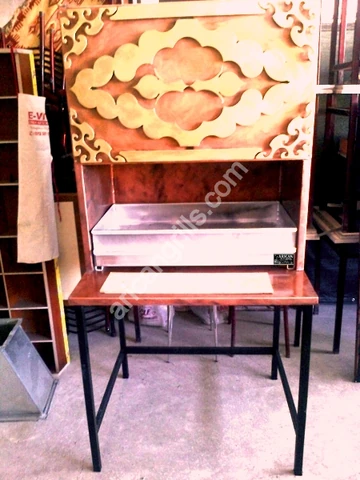Gewerblicher Kebabgrill · 80 cm, Kupferverkleidung — AG-168 — Produktansicht 1