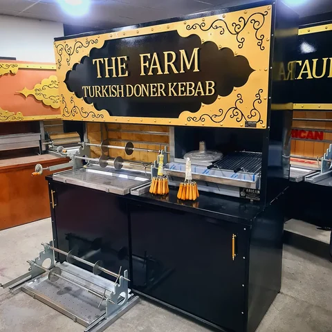 أفران كباب جاغ بالحطب · معدن أسود · 200 cm — AG-147 — منظر المنتج 3