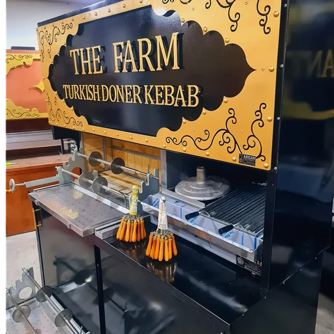 أفران كباب جاغ بالحطب · معدن أسود · 200 cm — AG-147 — منظر المنتج 4