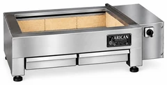 Parrilla de carbón para kebab con soplador de aire integrado · 100 cm