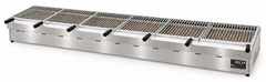 Parrilla de carbón para kebab de sobremesa en acero inoxidable · 300 cm