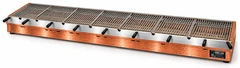 Parrilla de carbón para kebab de sobremesa en cobre · 200 cm