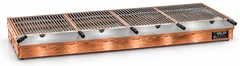 Parrilla de carbón para kebab de sobremesa en cobre · 250 cm