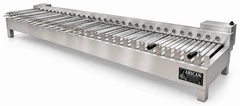 Parrilla de carbón para kebab con giro automático de brochetas · 175 cm