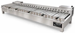 Parrilla de carbón para kebab con giro automático de brochetas · 250 cm