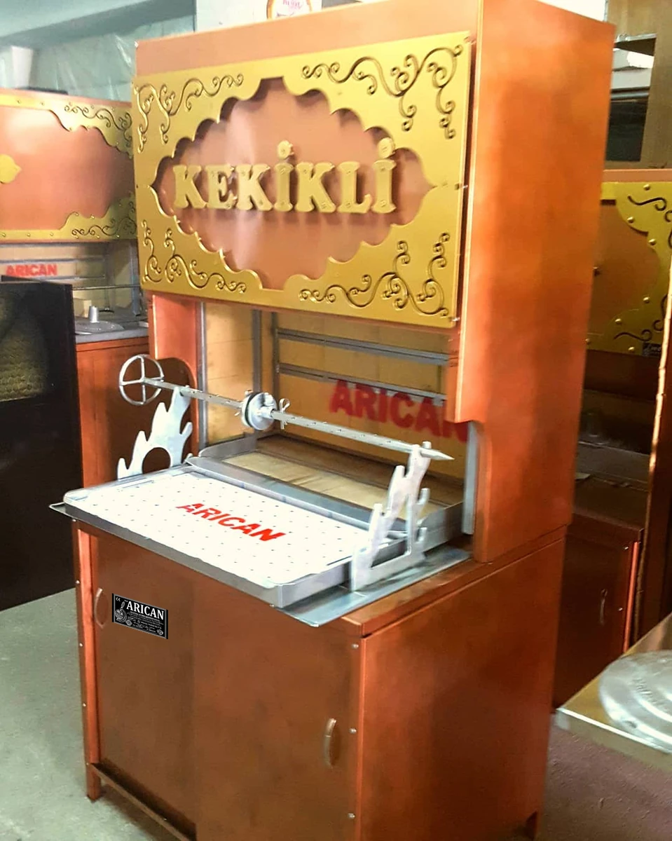Máquinas de cağ kebab a leña · Acabado de aspecto cobrizo · Ejemplos de diseños a medida — AG-138 · 1