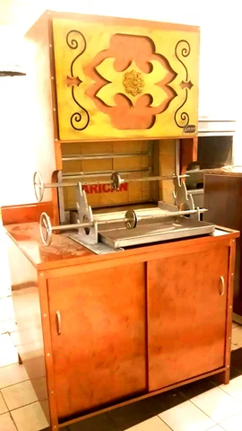 Wood-fired cağ kebab machines · Copper-look finish · Custom design examples — AG-008 · 5
