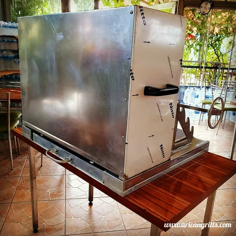 أفران كباب جاغ المحمولة · فولاذ مقاوم للصدأ · 85 cm — AG-141 · 5
