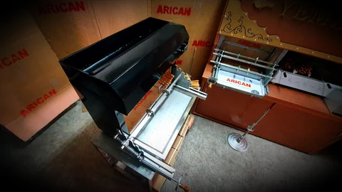 Portable cağ kebab machines · Black metal · 100 cm — AG-085 · 7