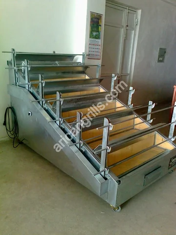 شواية دجاج دوارة بالفحم — AG-351 — منظر المنتج 3