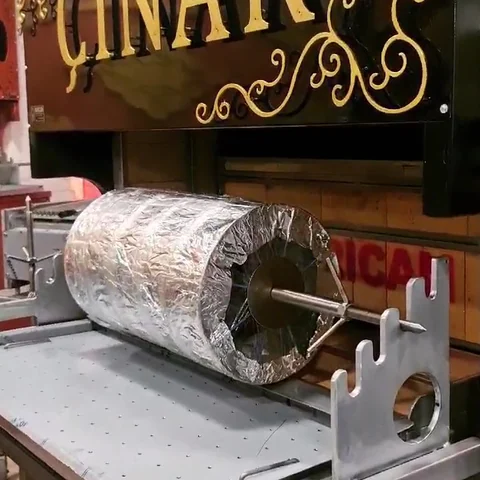 Portable cağ kebab machines · Black metal · 125 cm — AG-258 · 6