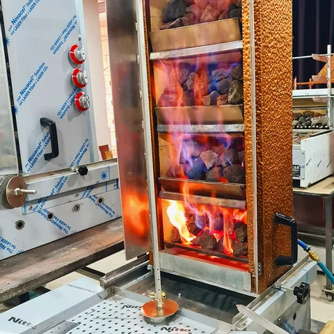 Gas-Lavastein-Dönergrill — AG-080 — Produktansicht 4