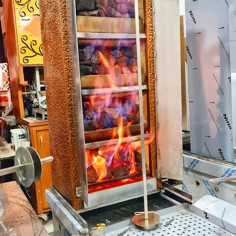 Gas-Lavastein-Dönergrill — AG-080 — Produktansicht 2