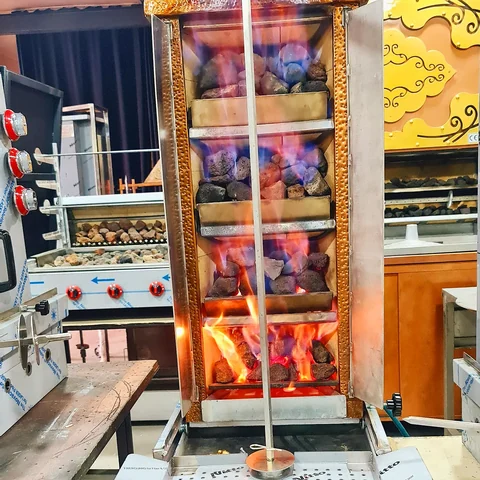 Gas-Lavastein-Dönergrill — AG-080 — Produktansicht 3