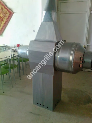 Wood-fired fan heater — AG-030 — Product view 2