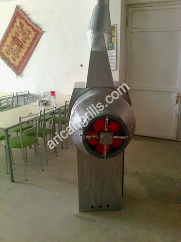 Wood-fired fan heater — AG-030 — Product view 3