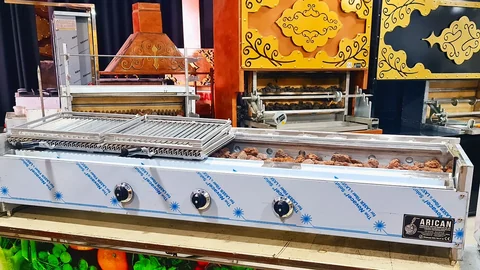 شواية كباب بالغاز وحجر اللافا · 175 cm — AG-330 — منظر المنتج 3