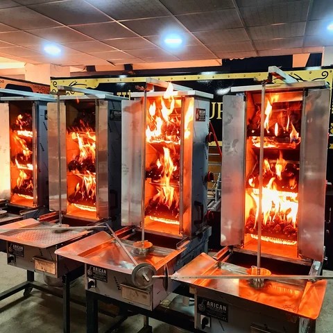 Gas & lava rock doner machine — AG-043 — Product view 4