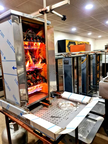 Machine à kebab à gaz et pierre de lave — AG-298 — Vue du produit 2
